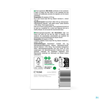 Purasana vegan chardon marie    v-caps 60