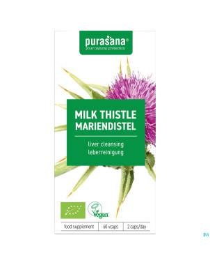 Purasana vegan chardon marie    v-caps 60