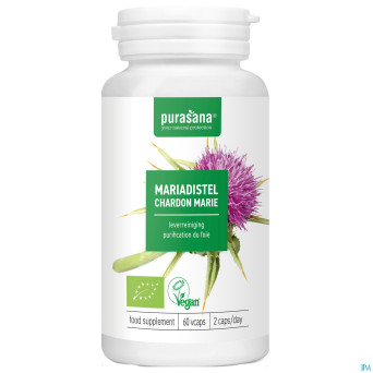 Purasana vegan chardon marie    v-caps 60