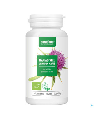 Purasana vegan chardon marie    v-caps 60