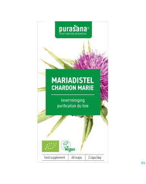 Purasana vegan chardon marie    v-caps 60