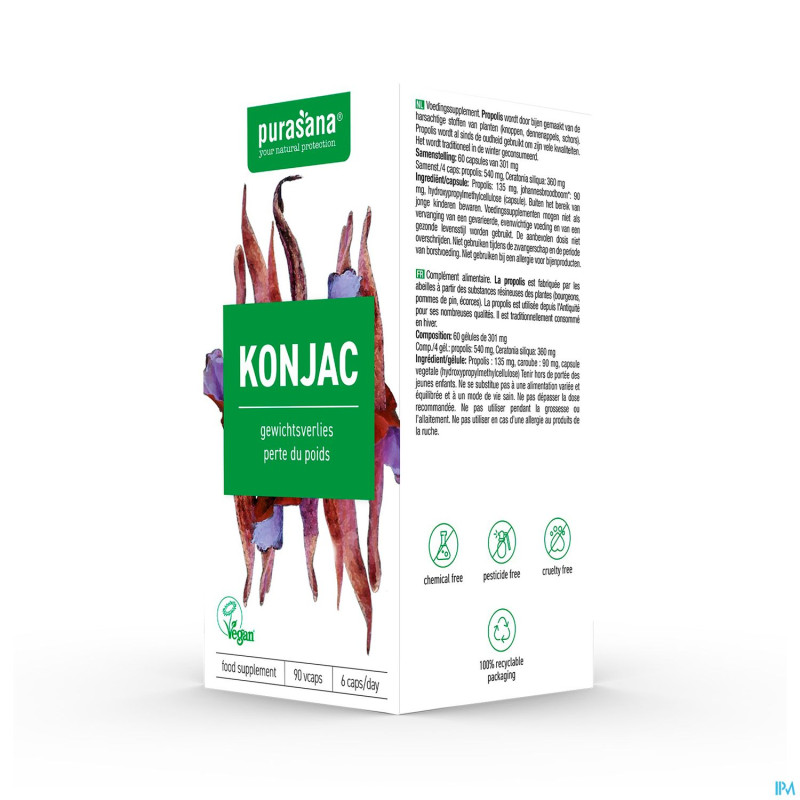 Purasana vegan konjac    v-caps 90