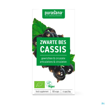 Purasana vegan cassis    v-caps 100