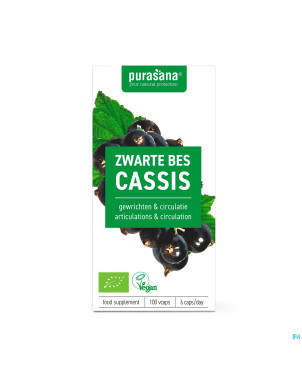 Purasana vegan cassis    v-caps 100
