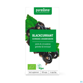 Purasana vegan cassis    v-caps 100