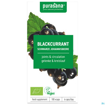 Purasana vegan cassis    v-caps 100