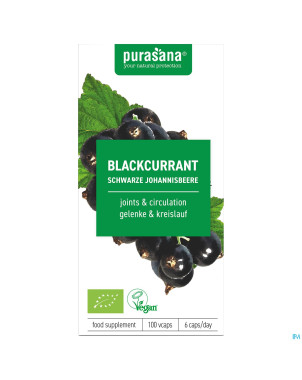 Purasana vegan cassis    v-caps 100