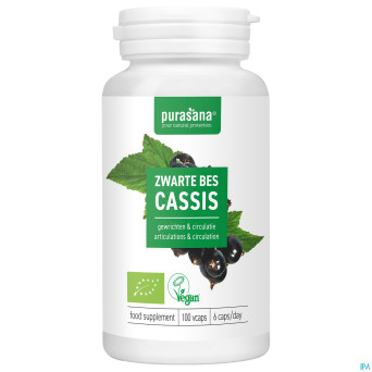Purasana vegan cassis    v-caps 100