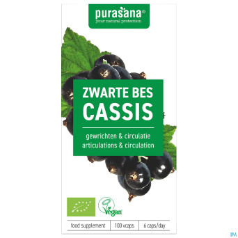 Purasana vegan cassis    v-caps 100