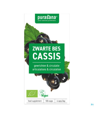 Purasana vegan cassis    v-caps 100