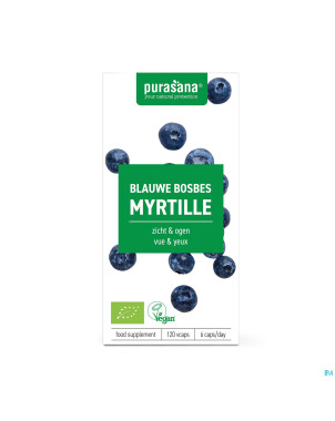 Purasana vegan myrtille    v-caps 120