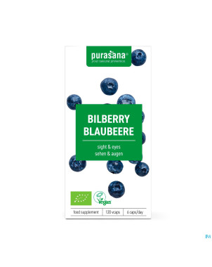Purasana vegan myrtille    v-caps 120