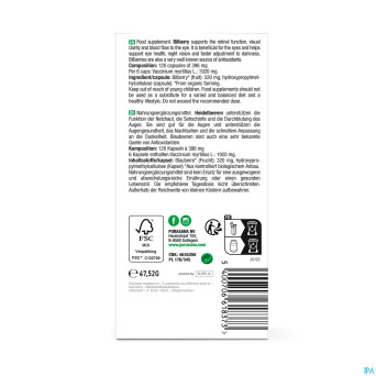 Purasana vegan myrtille    v-caps 120