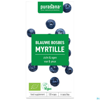 Purasana vegan myrtille    v-caps 120