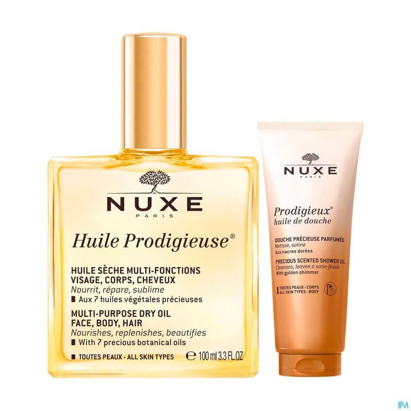 Nuxe huile prodigieuse 100ml+ huile douche    30ml