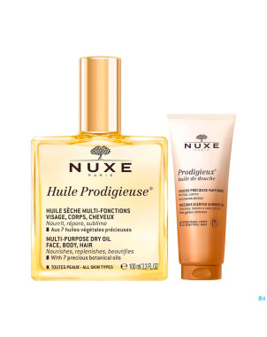 Nuxe huile prodigieuse 100ml+ huile douche    30ml
