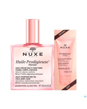 Nuxe huile prodigieuse 100ml+gel douch.floral 30ml
