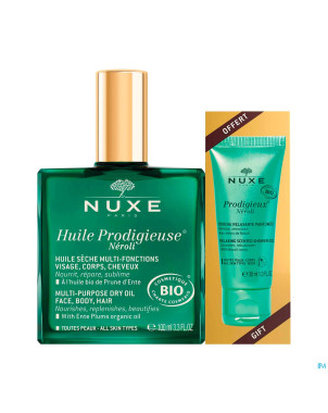 Nuxe huile prodigieuse 100ml+gel douch.neroli 30ml