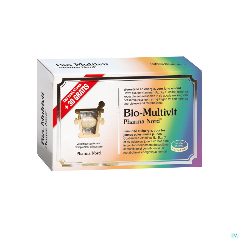 Bio-multivit pharma nord    comp 120+30 promo