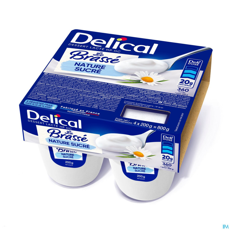 Delical le brasse nature    4x200g