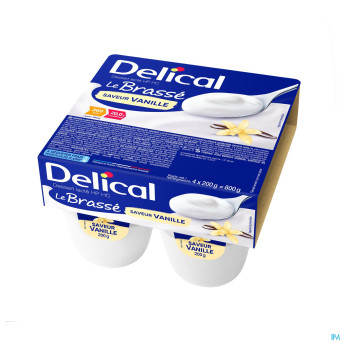 Delical le brasse vanille    4x200g