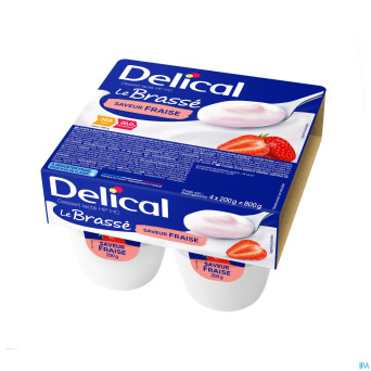 Delical le brasse fraise    4x200g