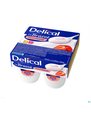 Delical le brasse fraise    4x200g