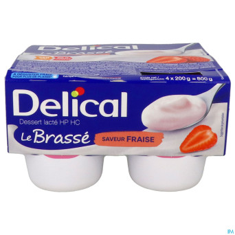 Delical le brasse fraise    4x200g