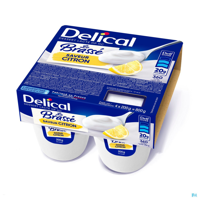 Delical le brasse citron    4x200g