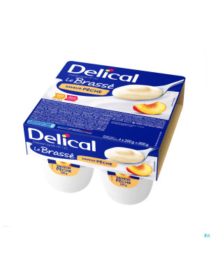 Delical le brasse peche    4x200g