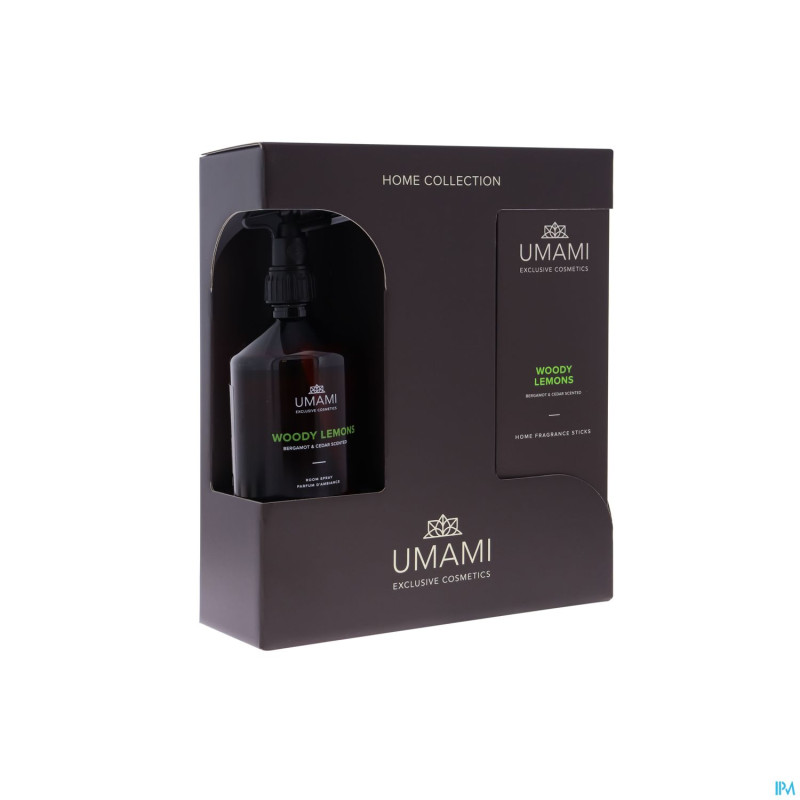 Umami coffret cadeaux home woody lemons    2 prod