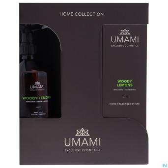 Umami coffret cadeaux home woody lemons    2 prod