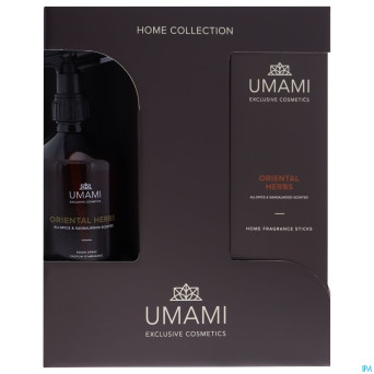 Umami coffret cadeaux home oriental herbs   2 prod