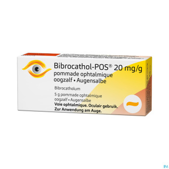 Bibrocathol-pos 20mg/g pommade ophtalmique tube 5g