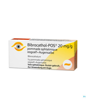 Bibrocathol-pos 20mg/g pommade ophtalmique tube 5g