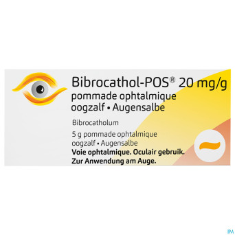 Bibrocathol-pos 20mg/g pommade ophtalmique tube 5g