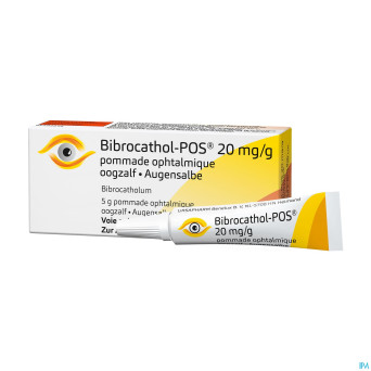 Bibrocathol-pos 20mg/g pommade ophtalmique tube 5g