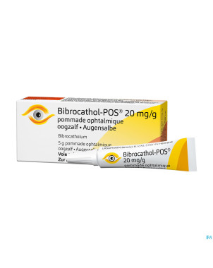 Bibrocathol-pos 20mg/g pommade ophtalmique tube 5g