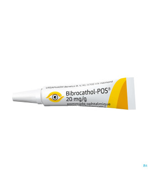 Bibrocathol-pos 20mg/g pommade ophtalmique tube 5g