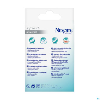 Nexcare 3m soft touch universal 19mmx72mm strips20