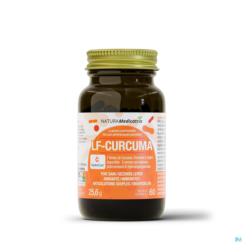 Lacto fermentee curcuma    caps 60