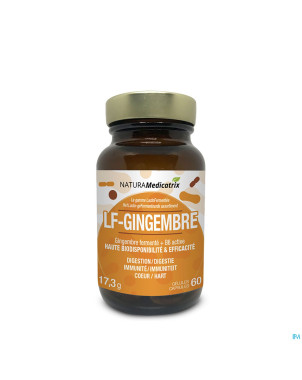 Lacto fermentee gingembre   caps 60