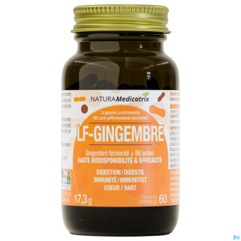 Lacto fermentee gingembre   caps 60
