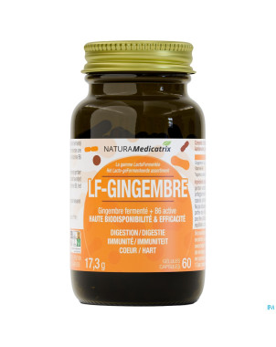 Lacto fermentee gingembre   caps 60