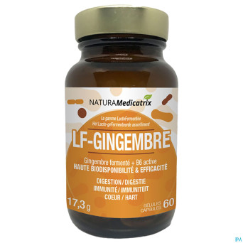 Lacto fermentee gingembre   caps 60