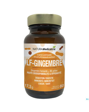 Lacto fermentee gingembre   caps 60