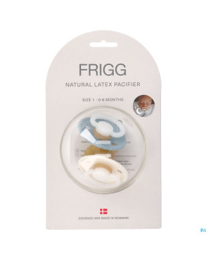 Frigg rope night tetines latex t1 stone/cream    2