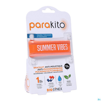 Para'kito bracelet adulte good vibes orange    1