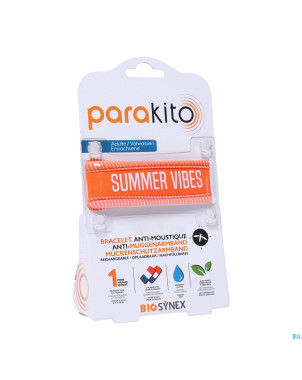 Para'kito bracelet adulte good vibes orange    1