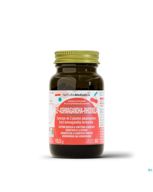 Lacto fermentee ashwaganda rhodiola    caps 60